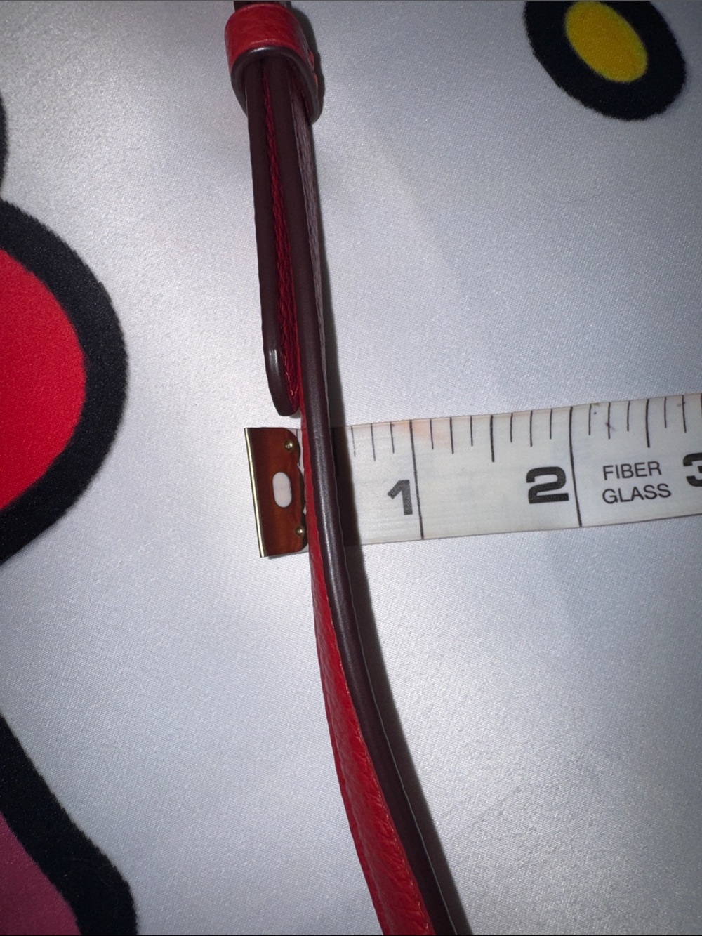 Coach Red Leather Adjustable Crossbody Strap with Gold Hardware - Picture 9 of 11